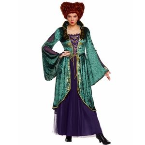 Adult Hocus Pocus Winifred Sanderson Costume & Wig